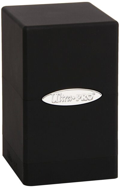 Satin Tower Deck Box Black