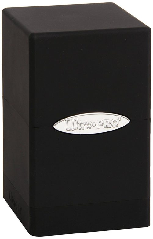 Satin Tower Deck Box Black