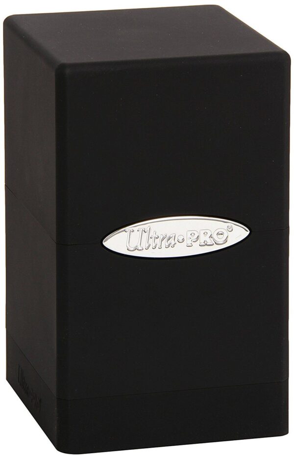 Satin Tower Deck Box Black
