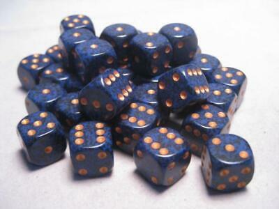 Boite de 36d6 Speckled Golden Cobalt