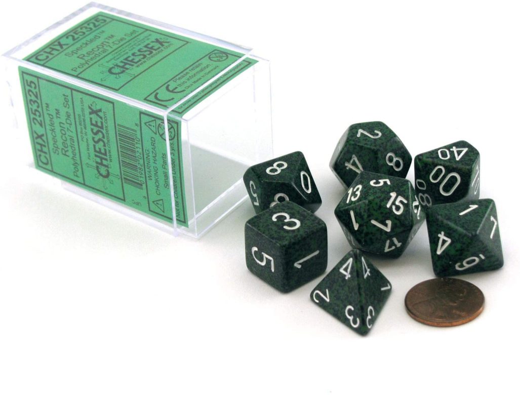 Dés en boite Speckled Recon