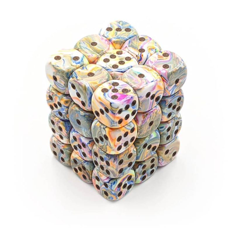 Boite de 36d6 Festive Vibrant w/brown