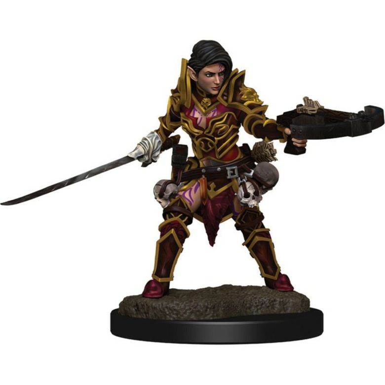 Pathfinder Battles Premium Female Half-Elf Swashbuckler
