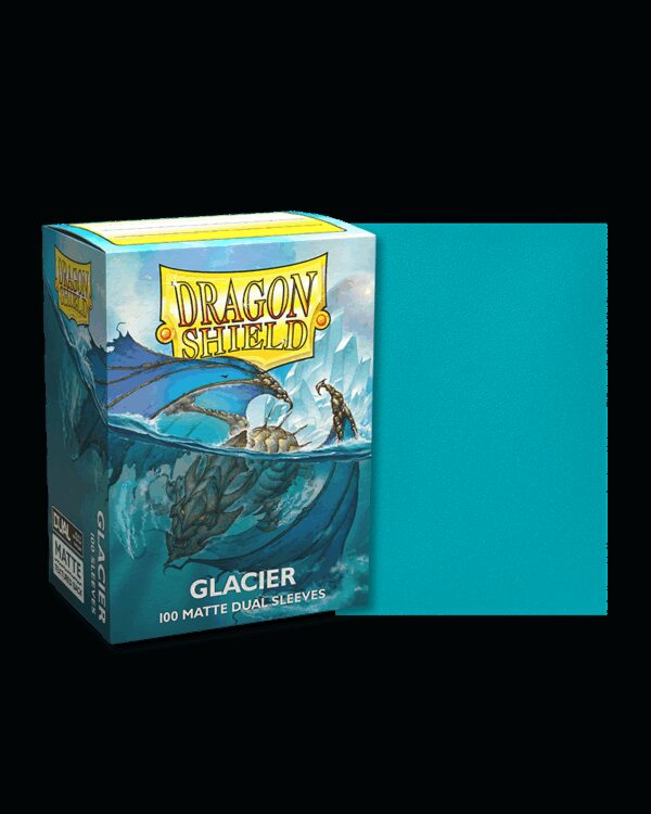 Sleeves Dragon Shield (100) - Glacier Matte Dual