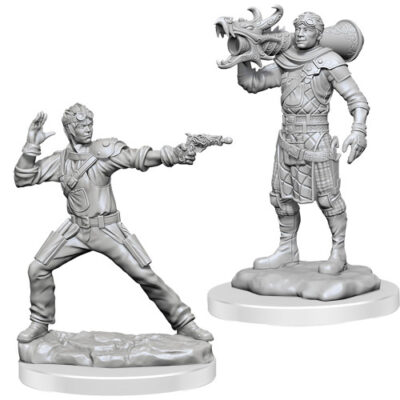 D&D Nolzur's Marvelous Miniatures - Human Artificer & Human Apprentice