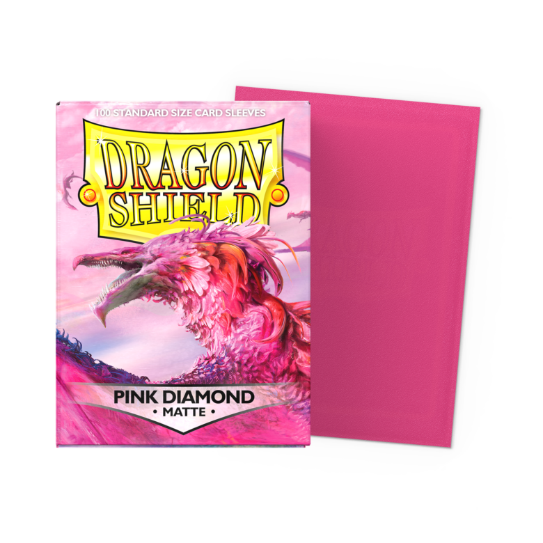Sleeves Dragon Shield (100) - Pink Diamond Matte