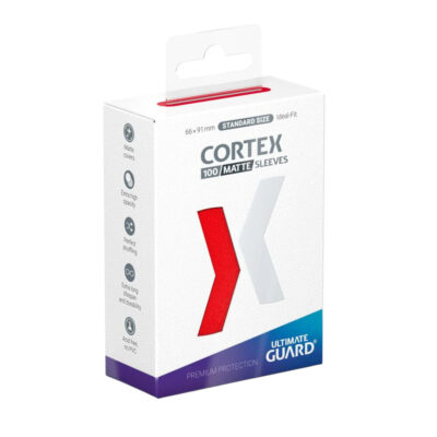 Sleeves Cortex (100) - Red Matte